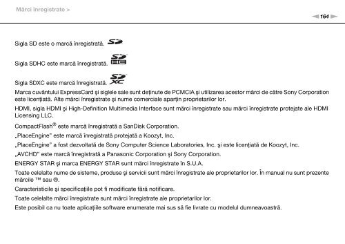 Sony VPCCA3X1R - VPCCA3X1R Mode d'emploi Roumain