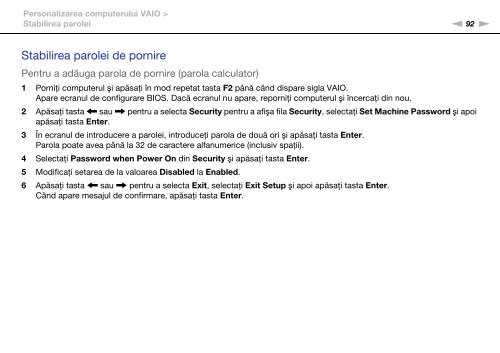 Sony VPCCA3X1R - VPCCA3X1R Mode d'emploi Roumain