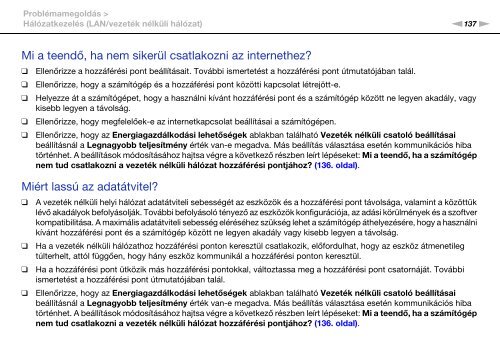 Sony VPCCA3X1R - VPCCA3X1R Mode d'emploi Hongrois