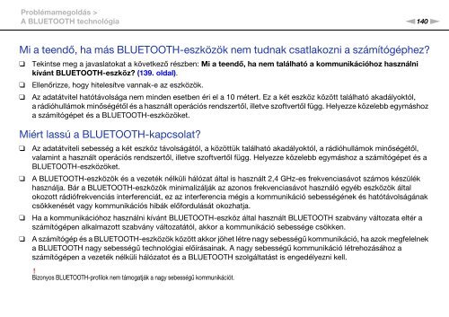 Sony VPCCA3X1R - VPCCA3X1R Mode d'emploi Hongrois