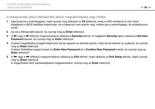 Sony VPCCA3X1R - VPCCA3X1R Mode d'emploi Hongrois