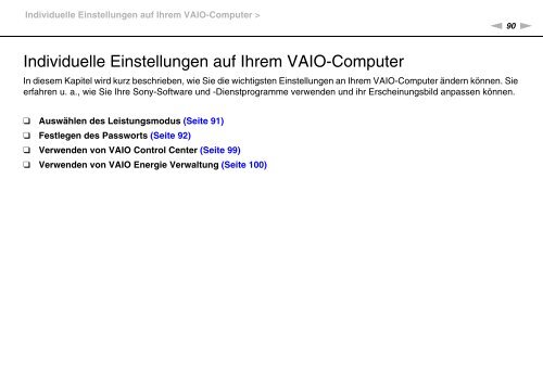 Sony VPCCA3X1R - VPCCA3X1R Mode d'emploi Allemand