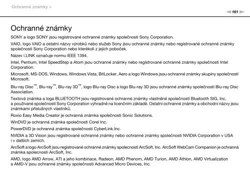 Sony VPCCA3X1R - VPCCA3X1R Mode d'emploi Tch&egrave;que