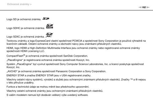 Sony VPCCA3X1R - VPCCA3X1R Mode d'emploi Tch&egrave;que