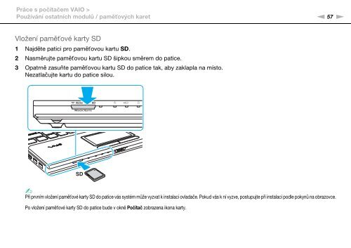 Sony VPCCA3X1R - VPCCA3X1R Mode d'emploi Tch&egrave;que