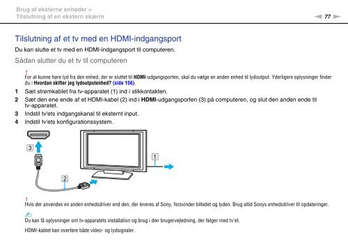 Sony VPCCA3X1R - VPCCA3X1R Mode d'emploi Danois