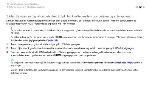 Sony VPCCA3X1R - VPCCA3X1R Mode d'emploi Danois