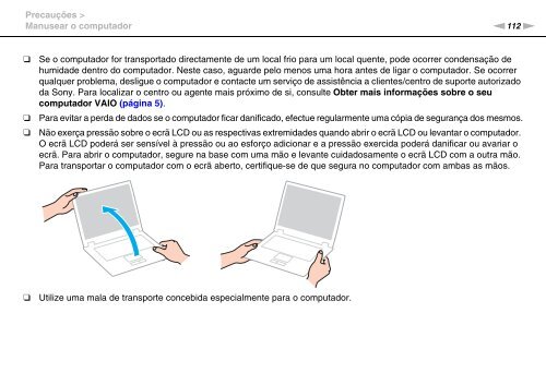 Sony VPCCA3X1R - VPCCA3X1R Mode d'emploi Portugais