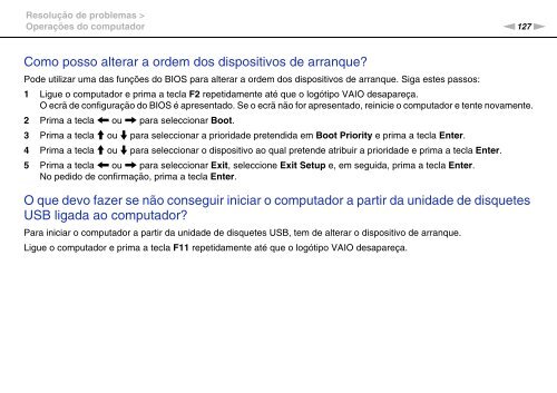 Sony VPCCA3X1R - VPCCA3X1R Mode d'emploi Portugais