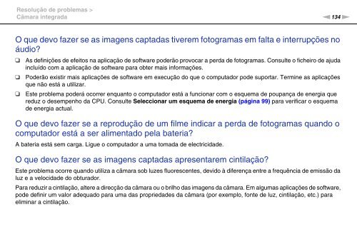 Sony VPCCA3X1R - VPCCA3X1R Mode d'emploi Portugais