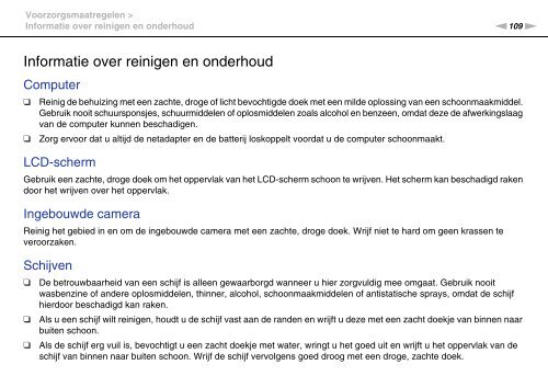 Sony VPCCA3X1R - VPCCA3X1R Mode d'emploi N&eacute;erlandais