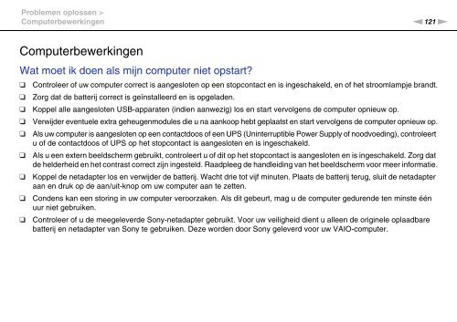 Sony VPCCA3X1R - VPCCA3X1R Mode d'emploi N&eacute;erlandais