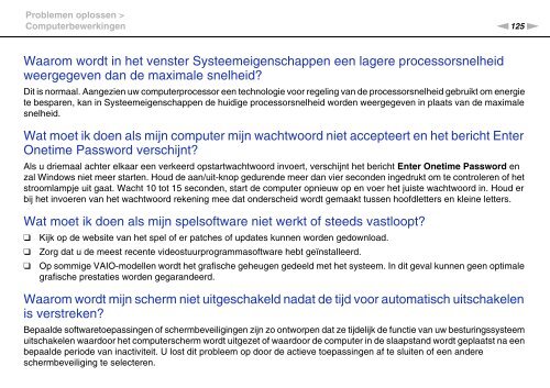 Sony VPCCA3X1R - VPCCA3X1R Mode d'emploi N&eacute;erlandais