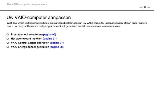 Sony VPCCA3X1R - VPCCA3X1R Mode d'emploi N&eacute;erlandais