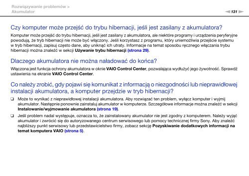 Sony VPCCA3X1R - VPCCA3X1R Mode d'emploi Polonais