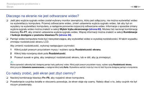 Sony VPCCA3X1R - VPCCA3X1R Mode d'emploi Polonais