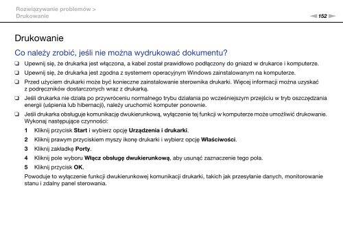 Sony VPCCA3X1R - VPCCA3X1R Mode d'emploi Polonais