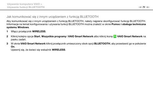 Sony VPCCA3X1R - VPCCA3X1R Mode d'emploi Polonais