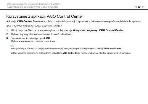 Sony VPCCA3X1R - VPCCA3X1R Mode d'emploi Polonais