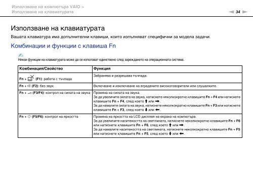 Sony VPCCA3X1R - VPCCA3X1R Mode d'emploi Bulgare