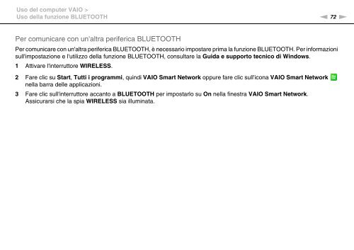 Sony VPCCA3X1R - VPCCA3X1R Mode d'emploi Italien