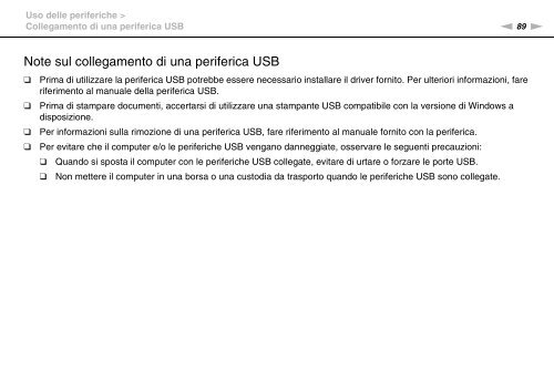 Sony VPCCA3X1R - VPCCA3X1R Mode d'emploi Italien