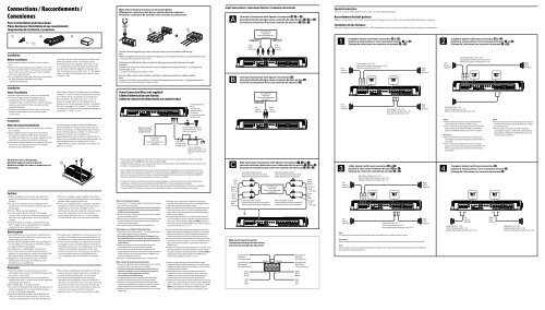 Sony XM-ZR704 - XM-ZR704 Consignes d&rsquo;utilisation