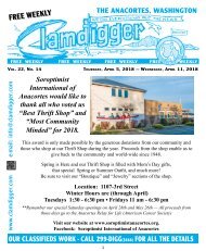 Clamdigger April 5-11, 2018
