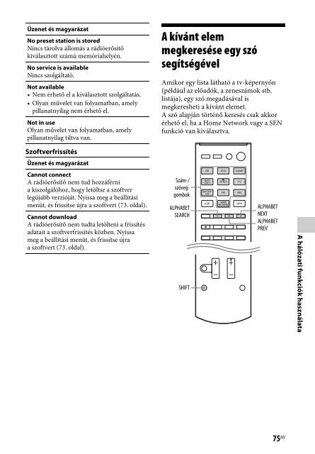 Sony STR-DN840 - STR-DN840 Istruzioni per l'uso Ungherese