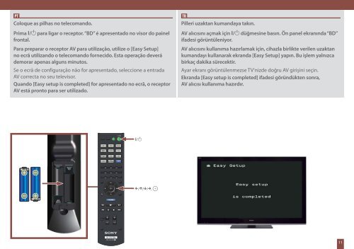 Sony STR-DN840 - STR-DN840 Guida di configurazione rapid Portoghese