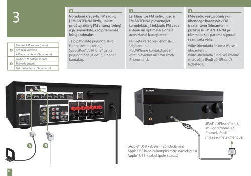 Sony STR-DN840 - STR-DN840 Guida di configurazione rapid Lettone