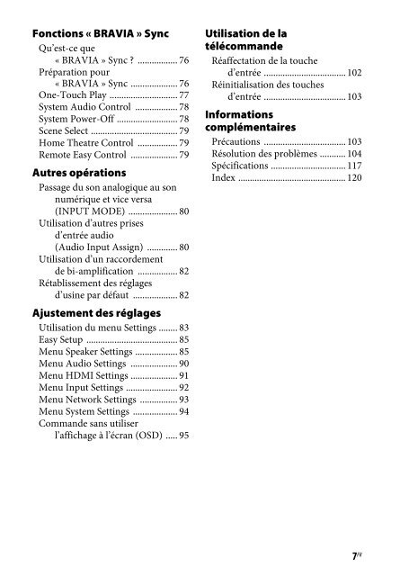 Sony STR-DN840 - STR-DN840 Istruzioni per l'uso Francese