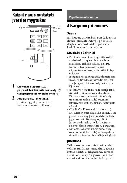 Sony STR-DN840 - STR-DN840 Istruzioni per l'uso Lituano