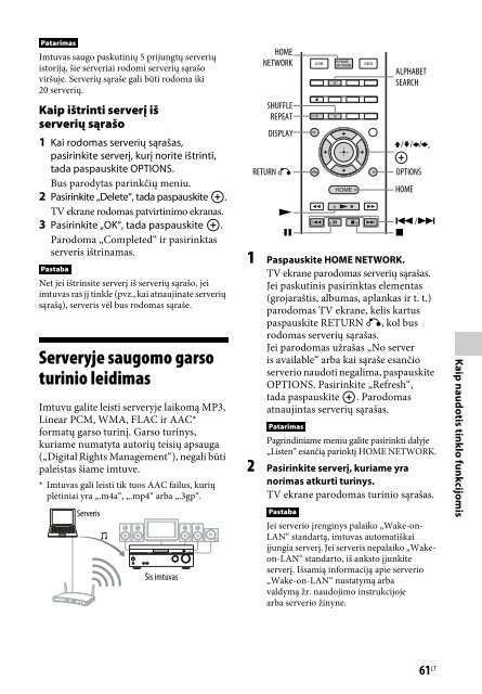 Sony STR-DN840 - STR-DN840 Istruzioni per l'uso Lituano