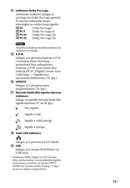 Sony STR-DN840 - STR-DN840 Istruzioni per l'uso Lettone