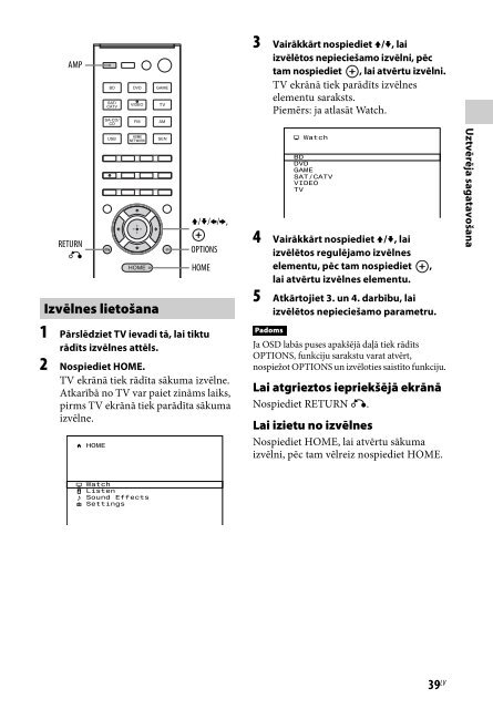 Sony STR-DN840 - STR-DN840 Istruzioni per l'uso Lettone