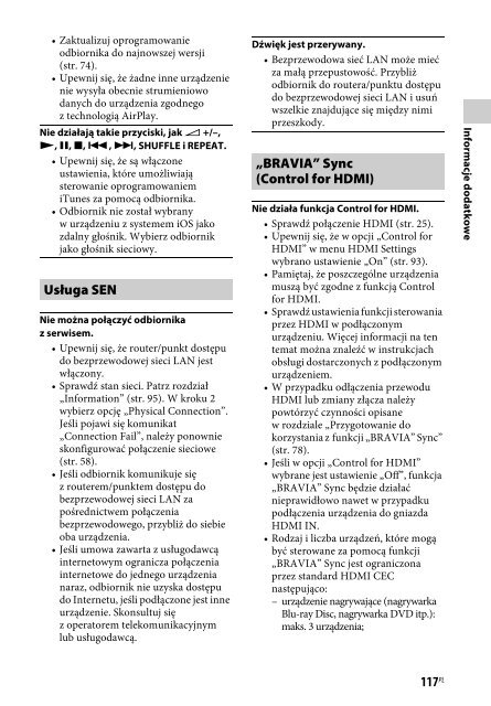 Sony STR-DN840 - STR-DN840 Istruzioni per l'uso Polacco