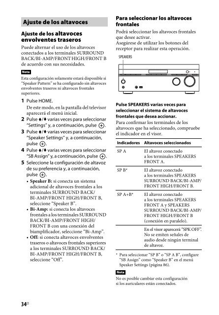 Sony STR-DN840 - STR-DN840 Istruzioni per l'uso Spagnolo