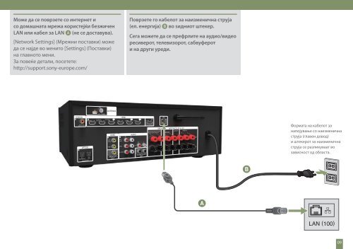 Sony STR-DN840 - STR-DN840 Guida di configurazione rapid Macedone