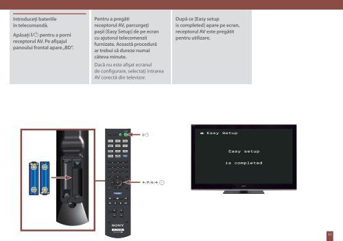 Sony STR-DN840 - STR-DN840 Guida di configurazione rapid Rumeno