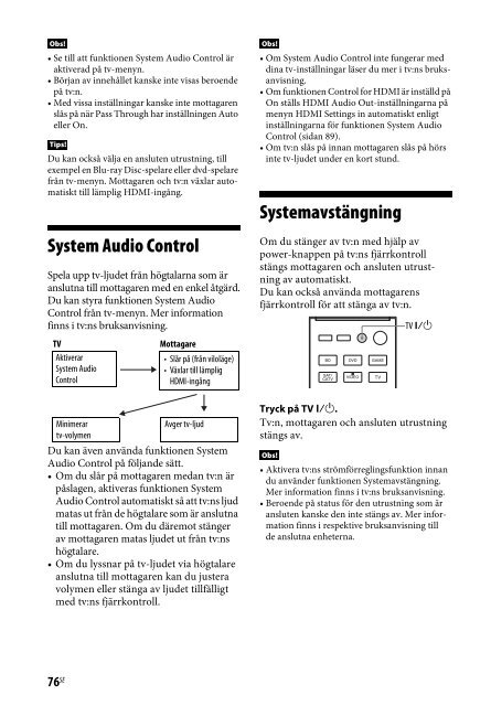 Sony STR-DN840 - STR-DN840 Istruzioni per l'uso Svedese