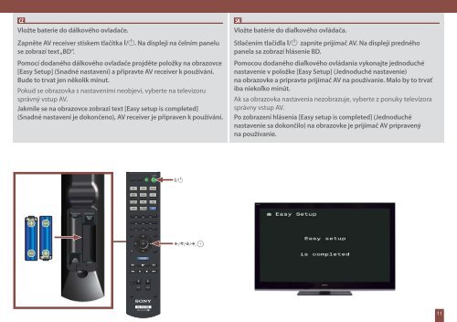 Sony STR-DN840 - STR-DN840 Guida di configurazione rapid Slovacco