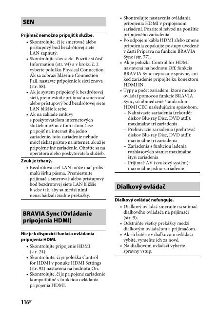 Sony STR-DN840 - STR-DN840 Istruzioni per l'uso Slovacco