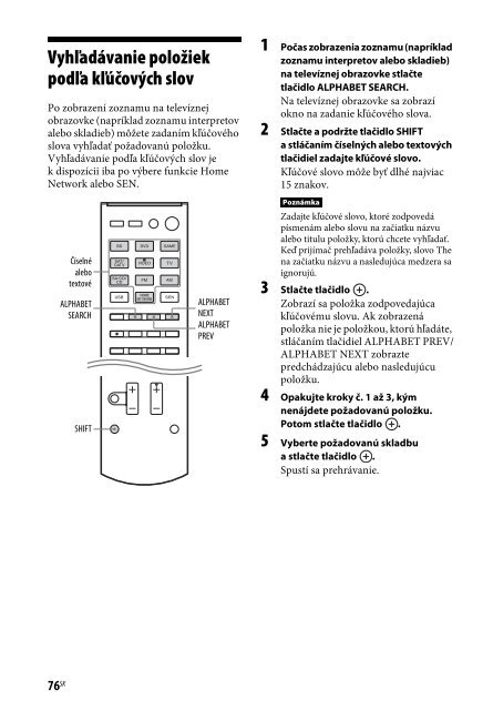 Sony STR-DN840 - STR-DN840 Istruzioni per l'uso Slovacco