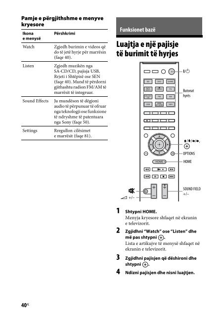 Sony STR-DN840 - STR-DN840 Istruzioni per l'uso Albanese