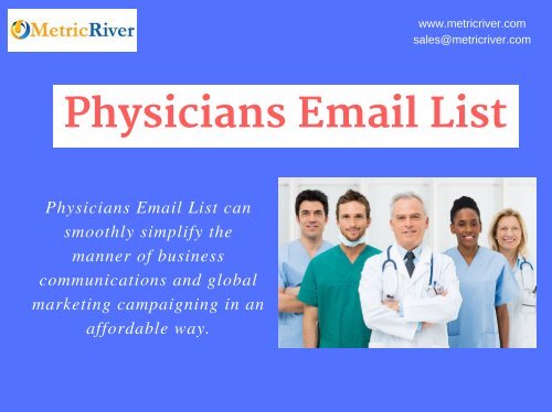 Physicians Email List