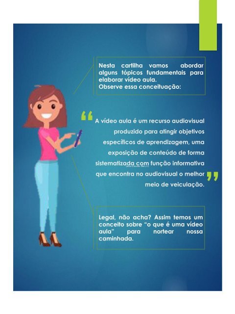 Como gravar vídeo aula - Cartilha de orientações e dicas