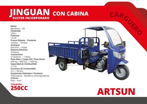 CATALOGO ARTSUN 2018