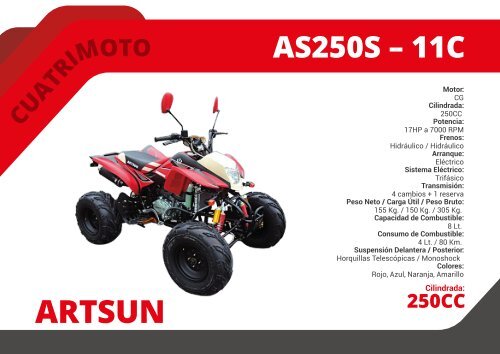 CATALOGO ARTSUN 2018