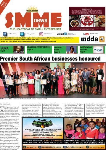 SMME NEWS - FEB 2018 ISSUE